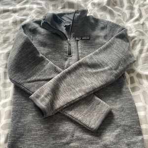 Grey Patagonia quarter zip